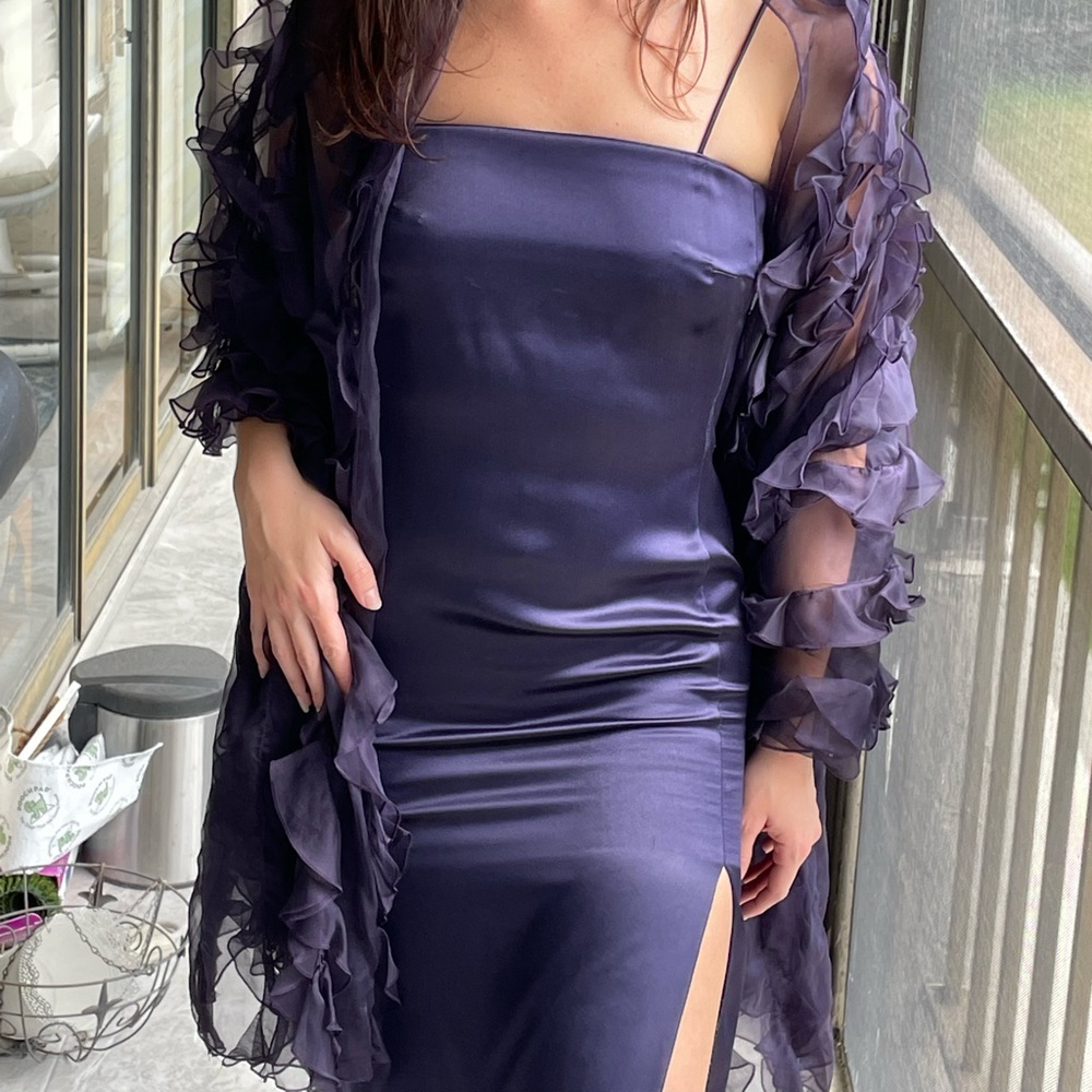Vintage Couture Armani Dress and Shawl